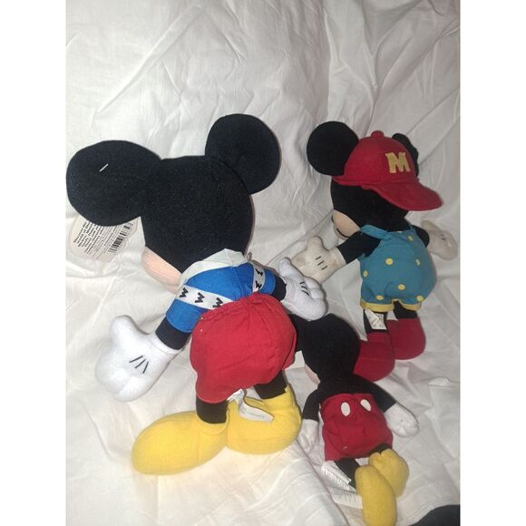 Adorable Mickey Mouse Plush- Two 12 inches and one is 8 inches Cuties! - Picture 6 of 8